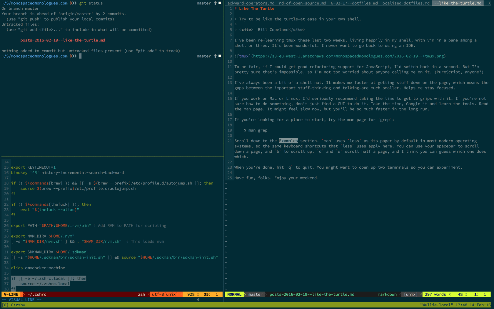 tmux