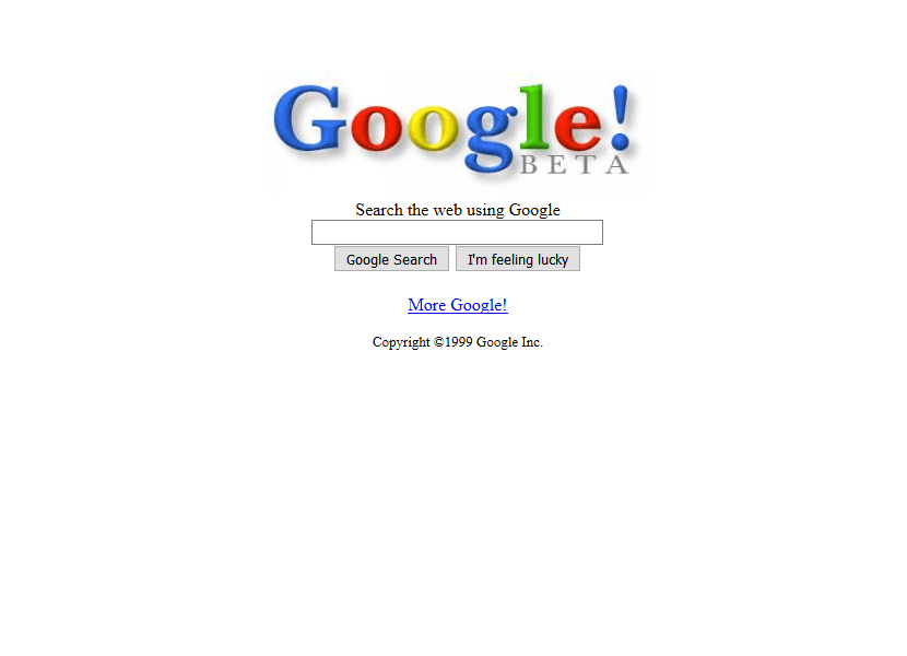 Google! in 1999