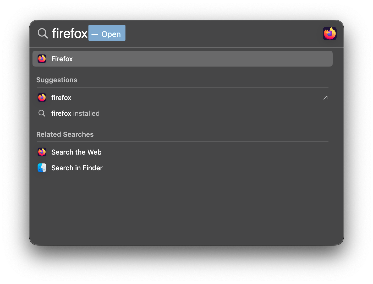 macOS Spotlight